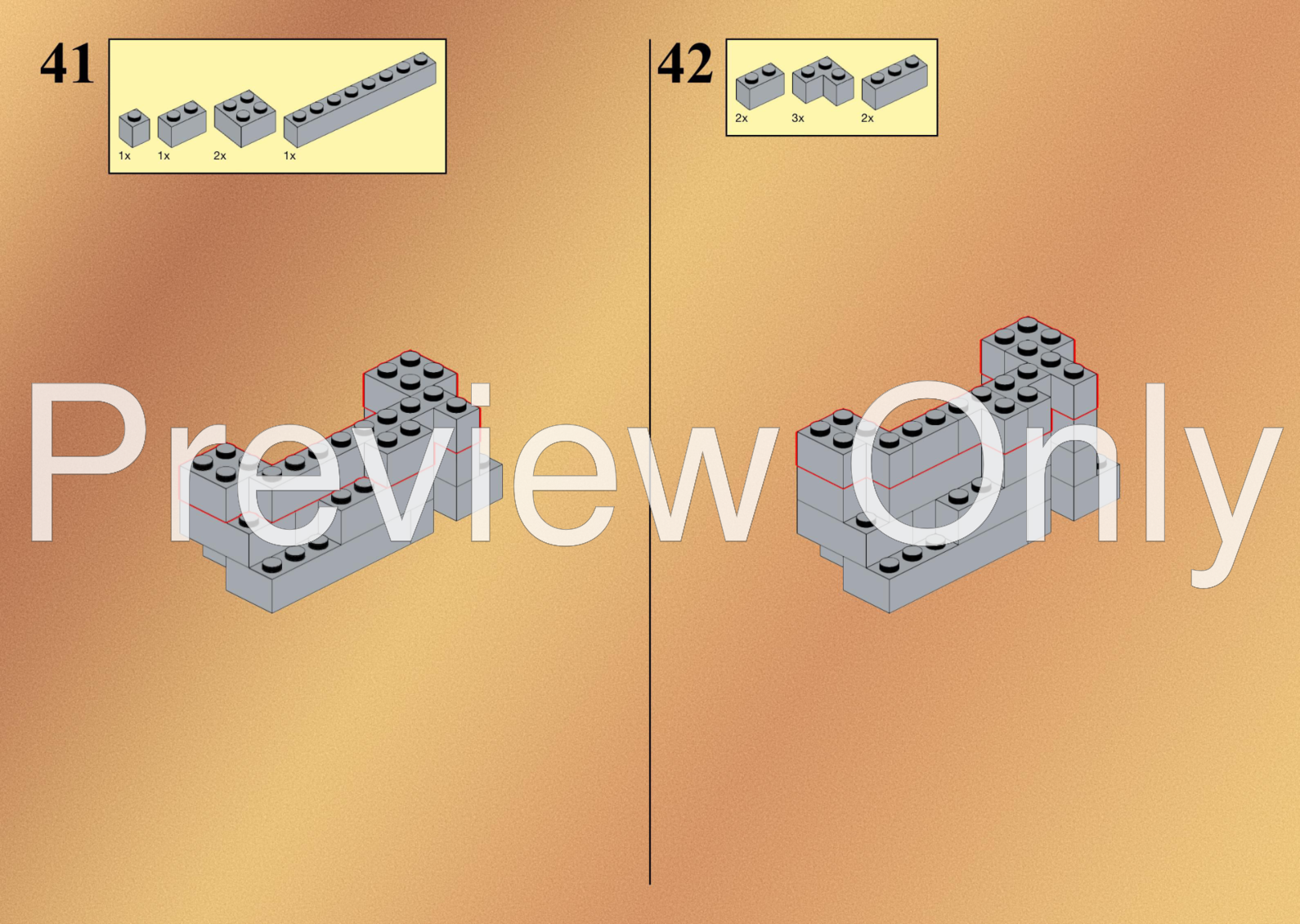 Fort discount legoredo instructions