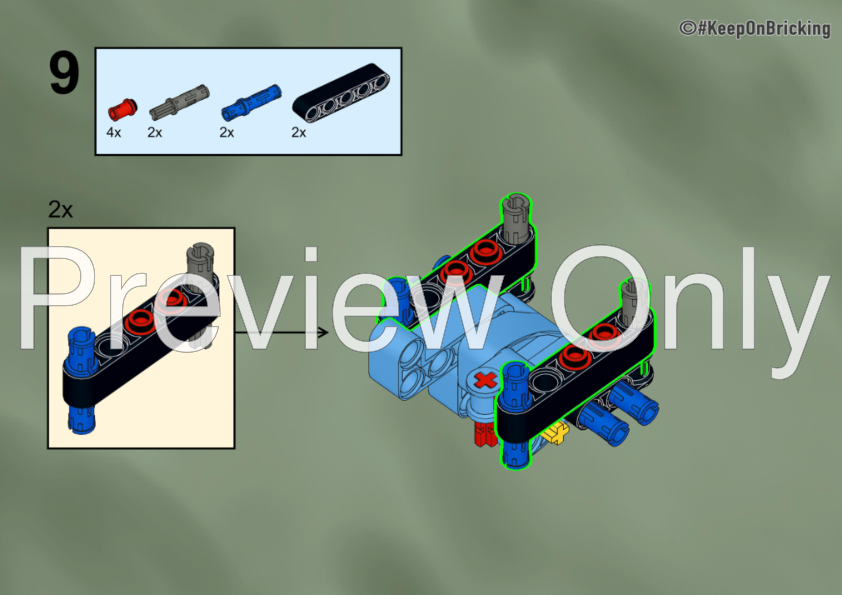 LEGO MOC 42134 Dumper Truck by Keep On Bricking Rebrickable Build