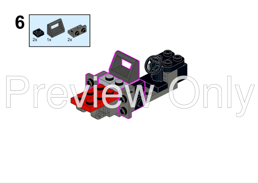 LEGO MOC 76909 Chevrolet Camaro ZL1 1LE and Eagle Weslake