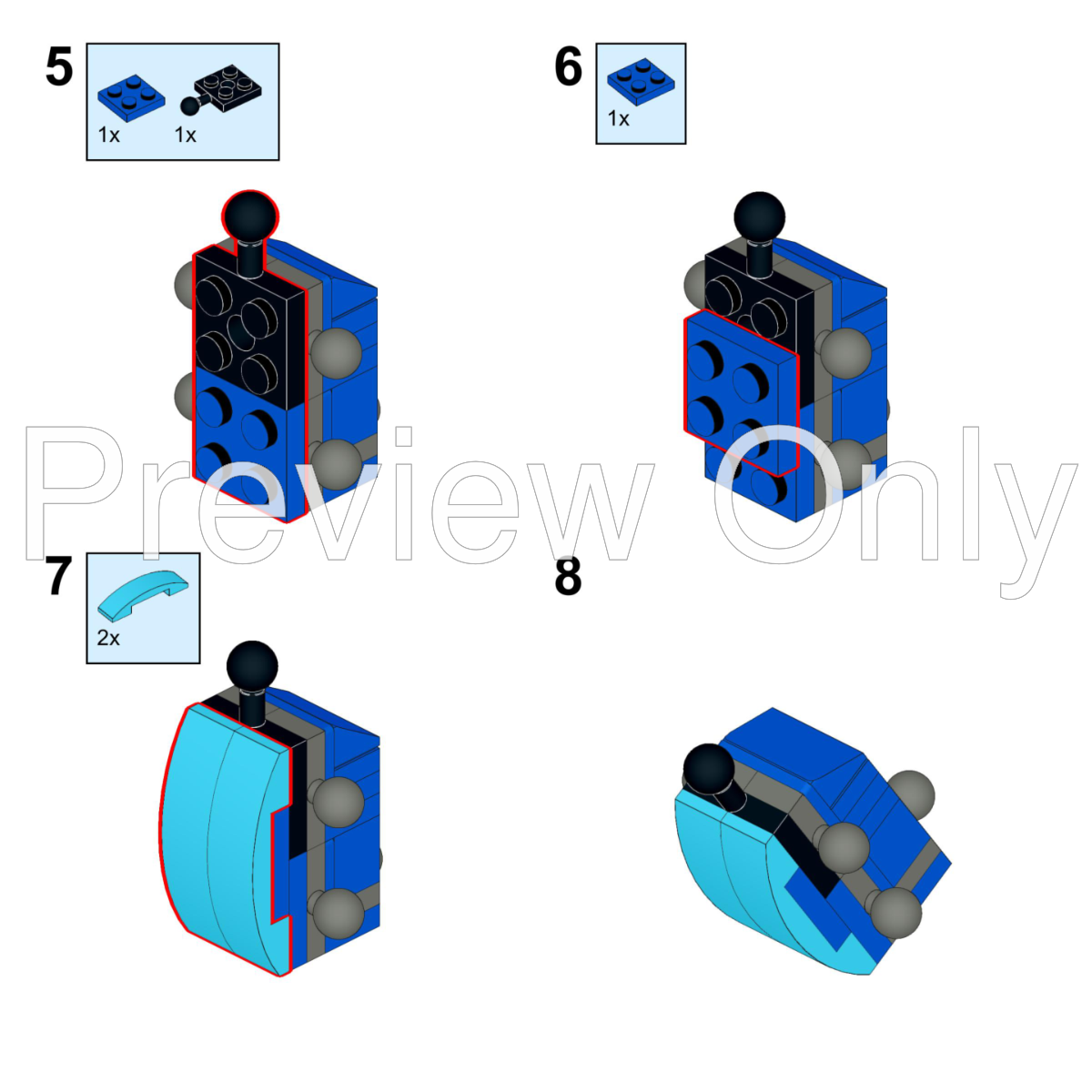 LEGO MOC PCCheeky by pino_creations Rebrickable Build with LEGO