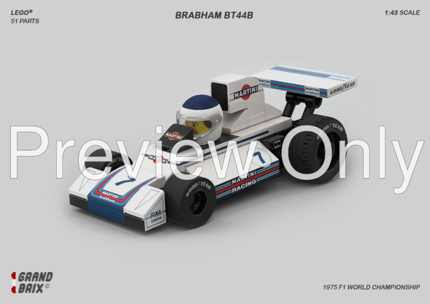 LEGO MOC Mini 1975 Brabham BT44B by Grand Brix