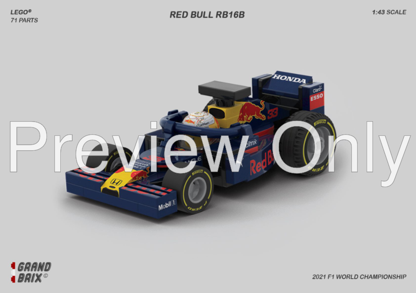 LEGO MOC Red Bull F1 RB18 1:8 Scale by Lukas2020
