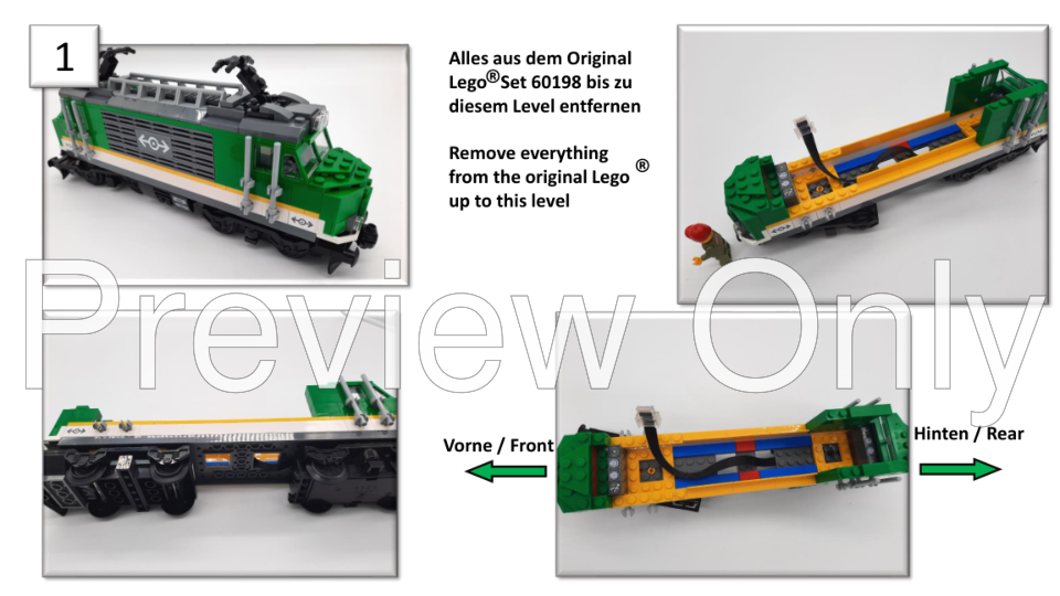 Tempel flygtninge Unødvendig LEGO MOC Cargo Train 60197 with Colour Sensor update and Powered Up App  control panel 88007 by osna_wolle | Rebrickable - Build with LEGO