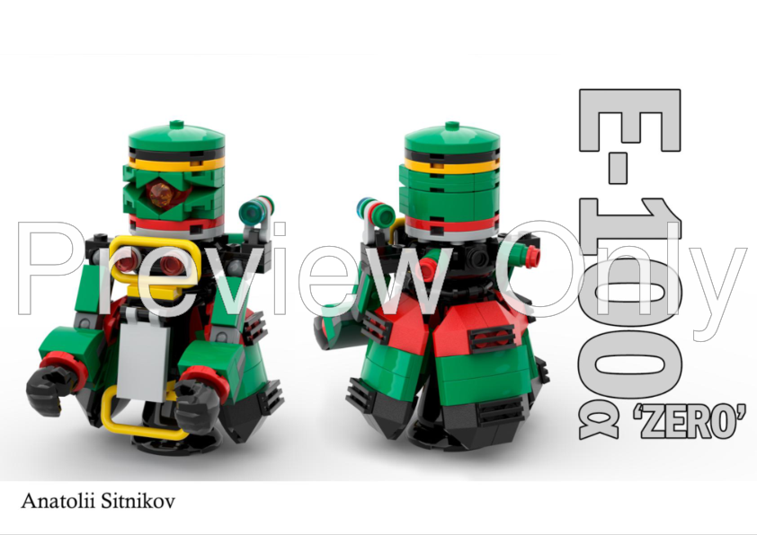 LEGO MOC Sonic Adventure: E-100α ZERO by Aggravator