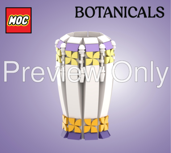 LEGO MOC-112728 Vase for Botanicals Tulips by cuch201