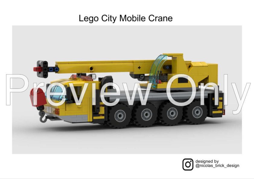LEGO MOC Grove GMK 5250L mobile crane by mitx2529