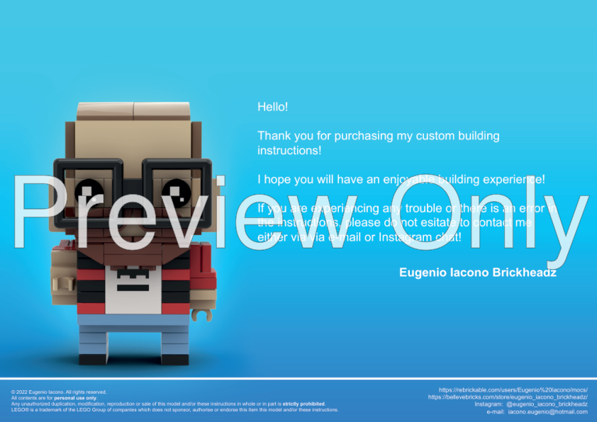 LEGO MOC Wong Brickheadz LEGO MOC Marvel Studios Doctor Strange