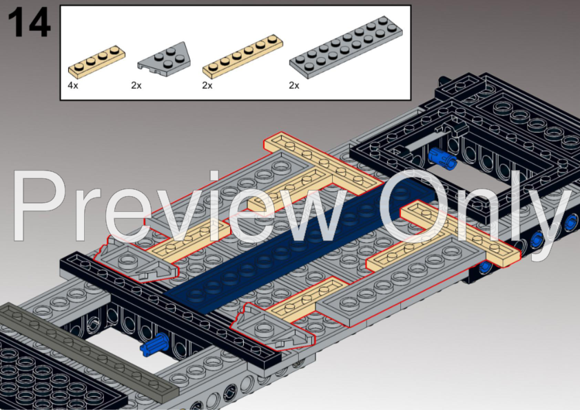 LEGO MOC Dodge Viper - 10265 c-model by MarcinMajkowski