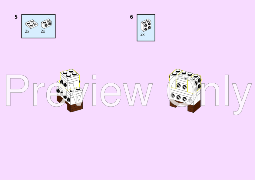 LEGO MOC Lego Minifigure Series 23 Popcorn Costume by