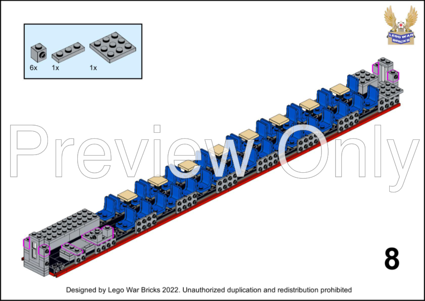 LEGO MOC Amtrak Acela First Class Coach by lego_war_bricks ...