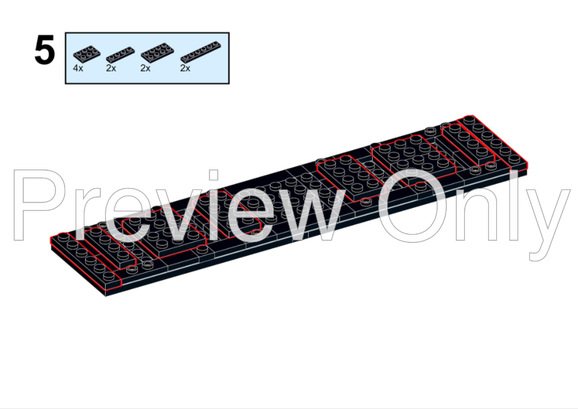 LEGO MOC-117422 Covered Freight Wagon 