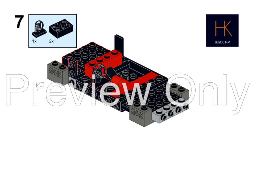 LEGO MOC-117538 Mazda RX-7 FD - 76901 Alternate Build by HKLegoCar