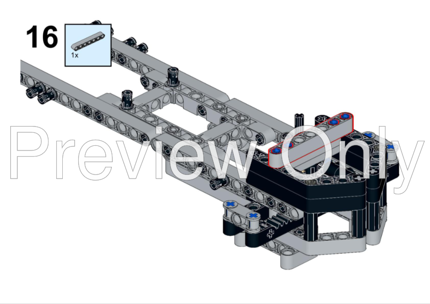 LEGO MOC 42038 C snowmobil with trailer by yoshelp Rebrickable