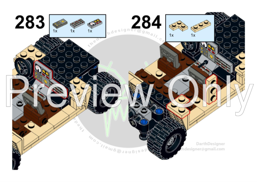 LEGO MOC HUMVEE (HMMWV) | 1:35 Scale by DarthDesigner | Rebrickable ...