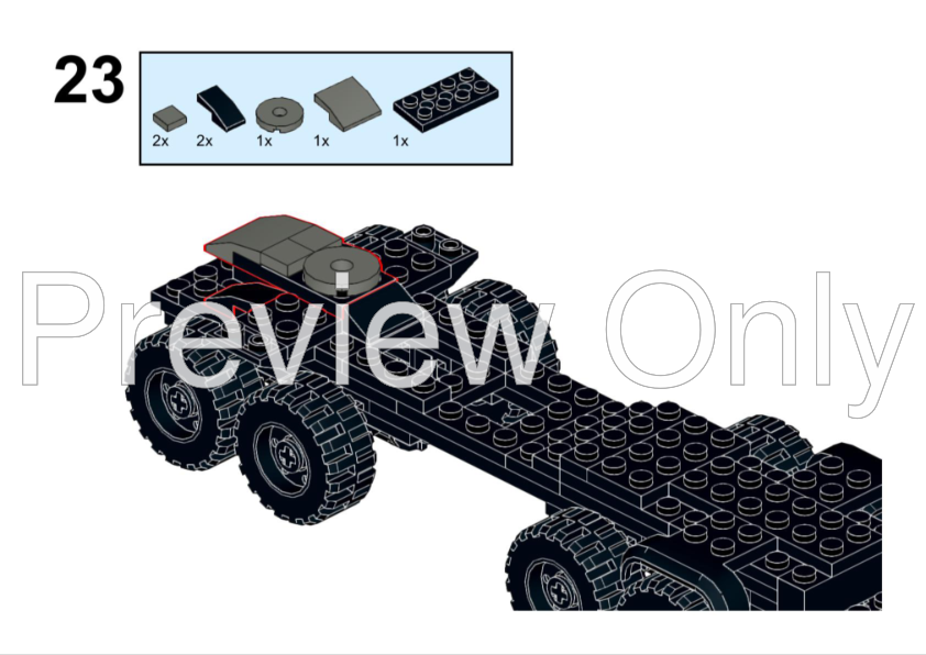 LEGO MOC Mercedes Benz Arocs 8x8 Dakar Rescue Truck by doppiopug Rebrickable Build with LEGO