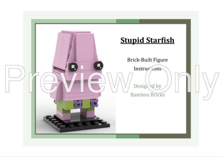 LEGO MOC Brickheadz - Mr. P (Piggy) by PatrickStarGames