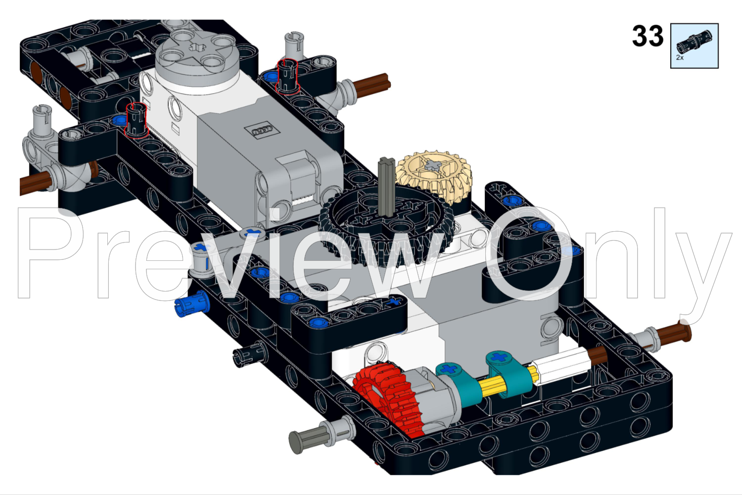 LEGO MOC Bucket Truck Mindstorms Robot Inventor by timmy83