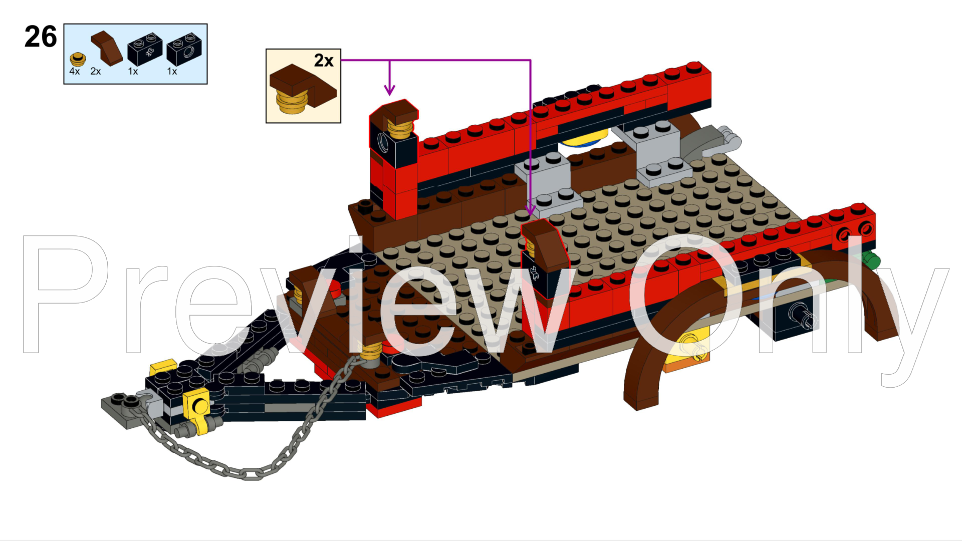 LEGO MOC 31109 Model B: Horse Trailer By Plaatart | Rebrickable - Build ...