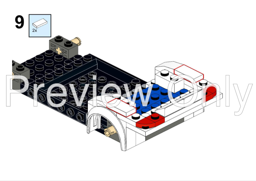 LEGO MOC Dodge viper 2006 by Giganbrick | Rebrickable - Build with LEGO