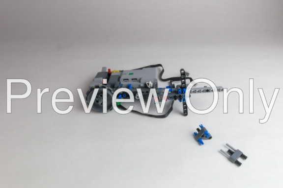 LEGO MOC Tracked Transformation Vehicle (42100 c-model, 42140
