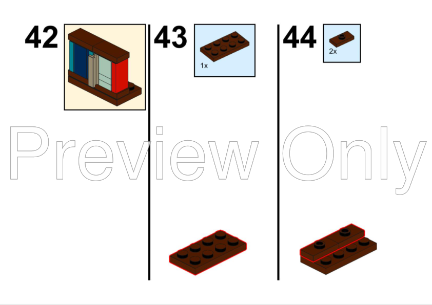 LEGO MOC 10270 Small Modular by bergebricks Rebrickable