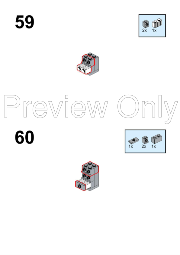 Classic lego train discount instructions