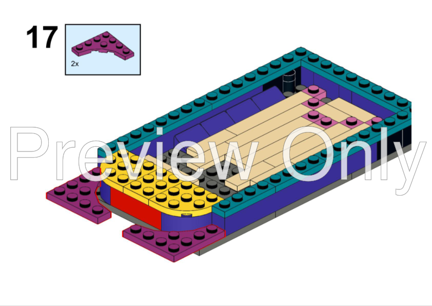Alternate Arcade MOC Build with 41708 Disco Rebrickable Roller re-bricked of - | Modular LEGO by build LEGO