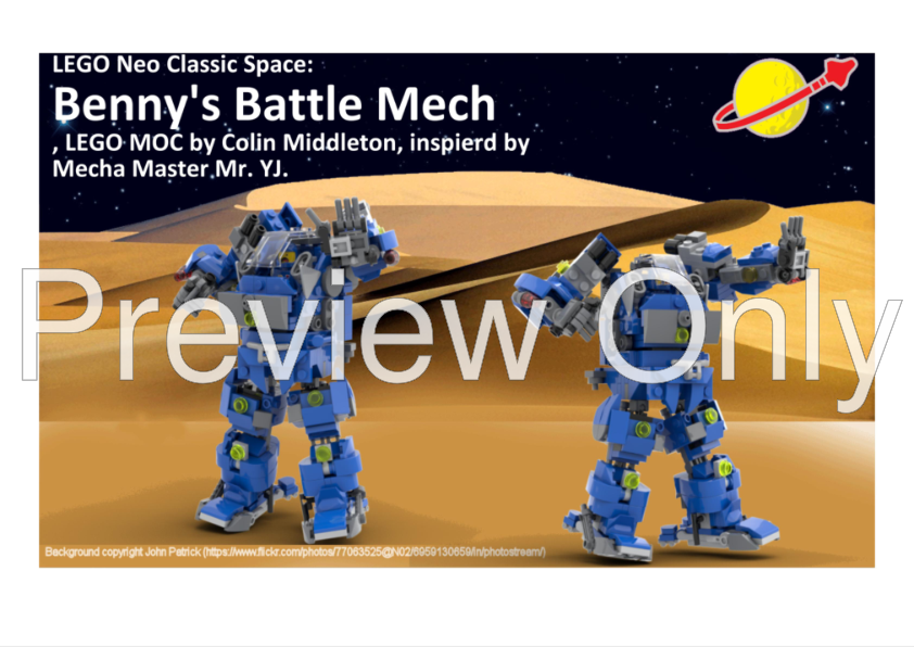 LEGO MOC Neo Classic Space Benny's Battle Mech by cmiddleton