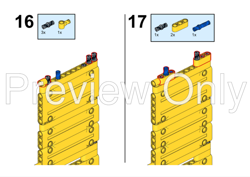 LEGO MOC Elevator_42131_B_Model by legoRookie2021 Rebrickable Build