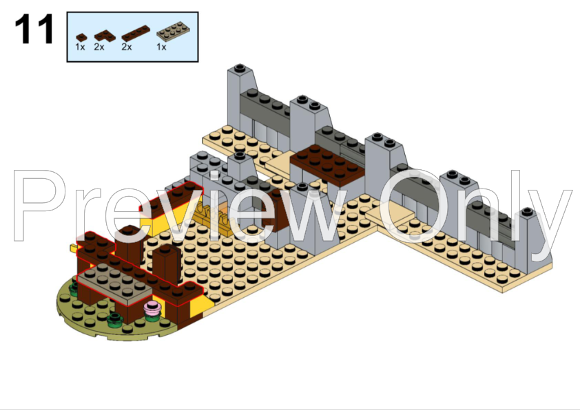 LEGO MOC 2022 Black Falcons Guarded Inn by Holandan | Rebrickable ...