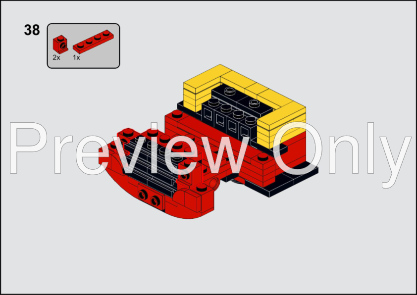 LEGO MOC Ford COE car hauler by besbasdesign Rebrickable Build with