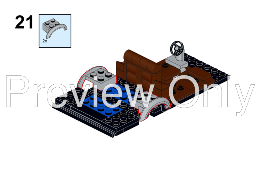 LEGO MOC Brick 740 Sedan by IBrickedItUp | Rebrickable