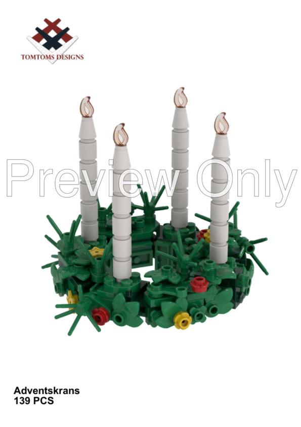 smerte Wetland Optimal LEGO MOC Advent Wreath by tomtoms_design | Rebrickable - Build with LEGO