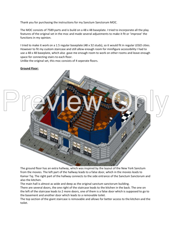 Lego sanctum sanctorum discount instructions