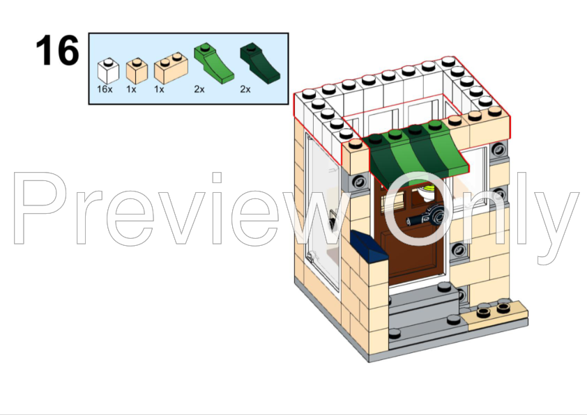 LEGO® Custom MOC Instructions: Angular Modular