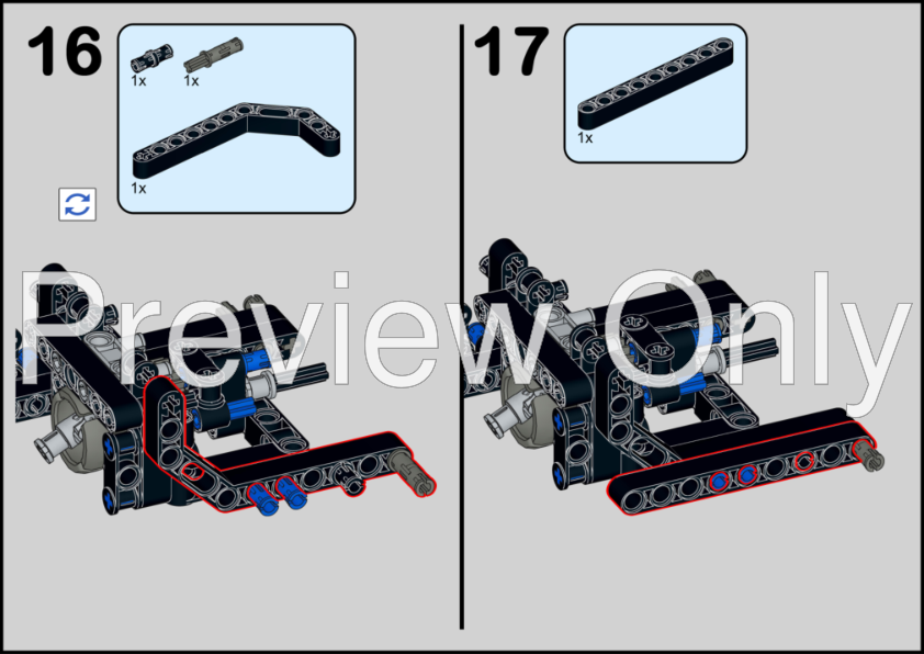 LEGO MOC MERCEDES-BENZ UNIMOG U5023 (modular attachments) with Control+ ...