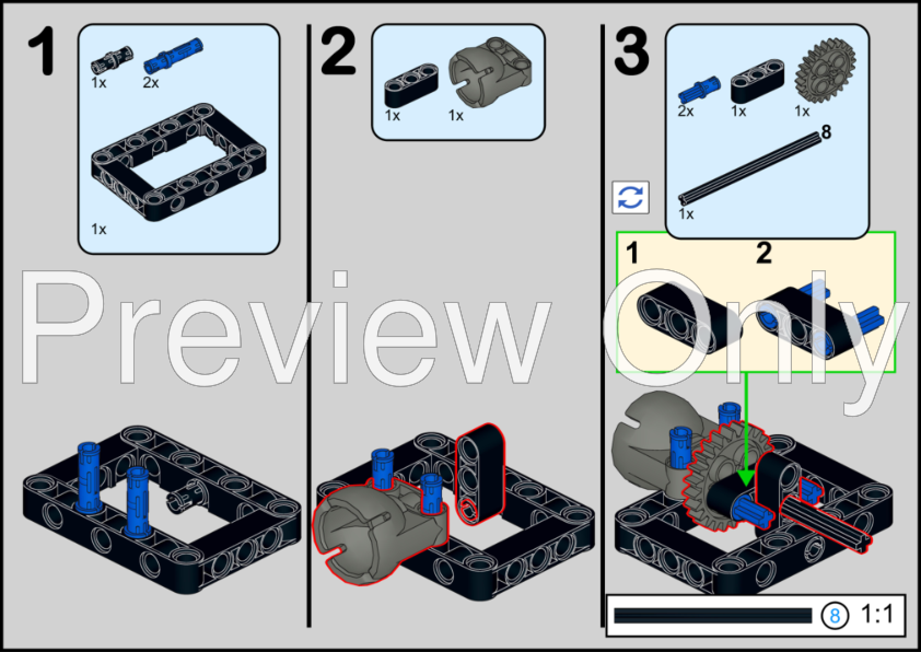 LEGO MOC MERCEDES-BENZ UNIMOG U5023 (modular attachments) with Control+ ...