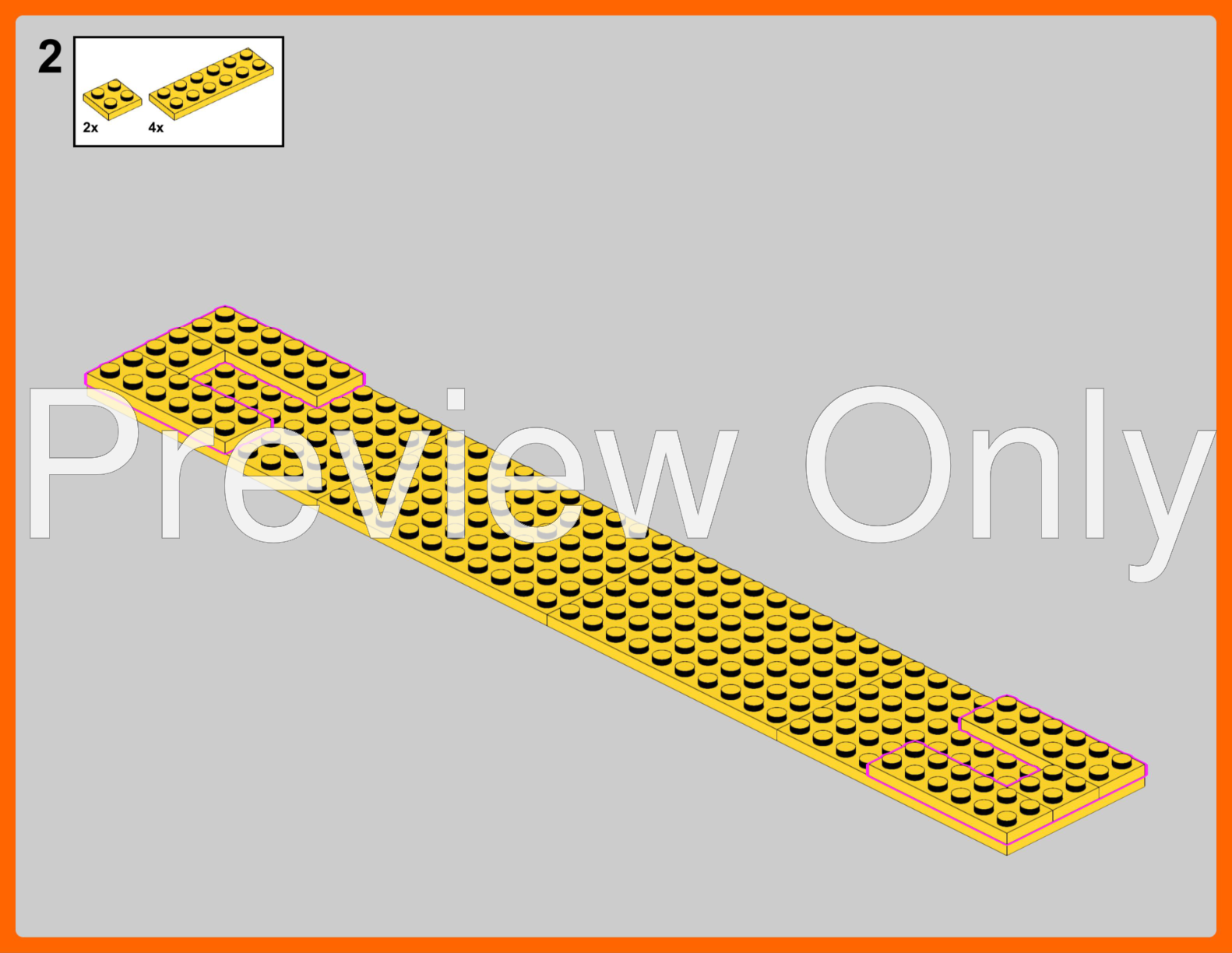 Lego Auto Rack LEGO MOC-128799 T11- Autorack by Labronco Brick Designs | Rebrickable ...