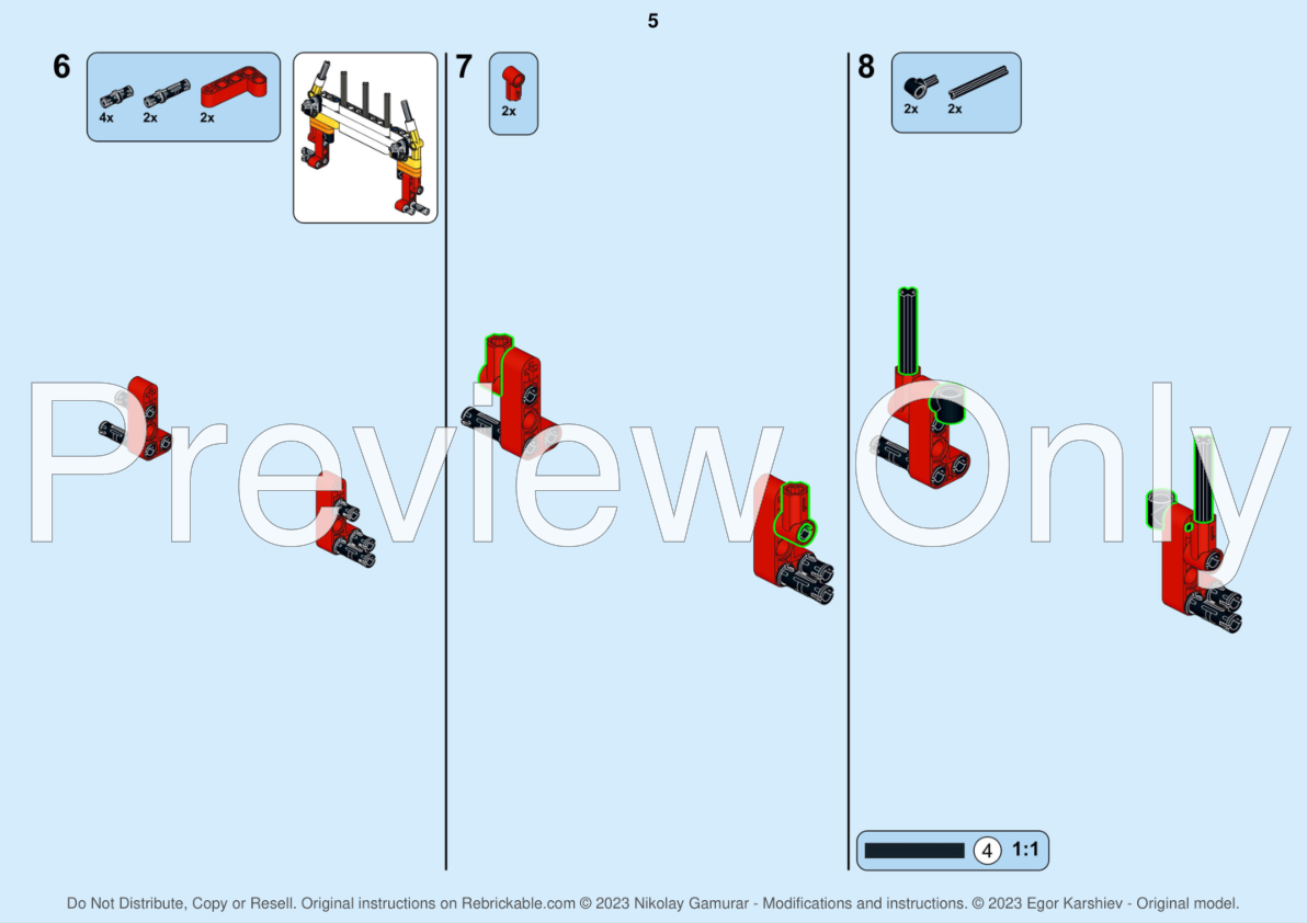 LEGO MOC EXTRA DETAILED Single Cab for Toyota Hilux by RM8 LEGO Garage ...