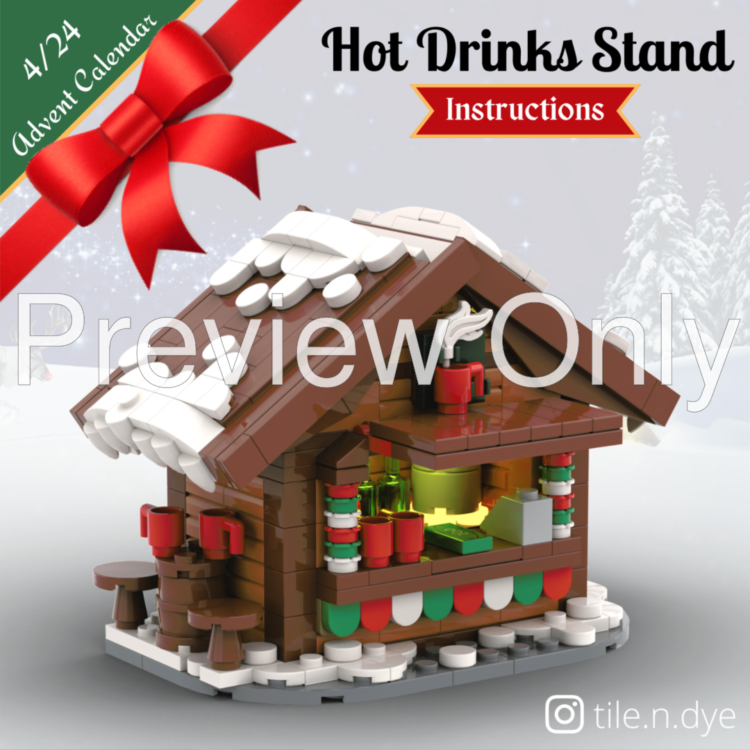 LEGO MOC Hot Drinks Stands - LEGO CHRISTMAS MOC by marinbrickdesign ...