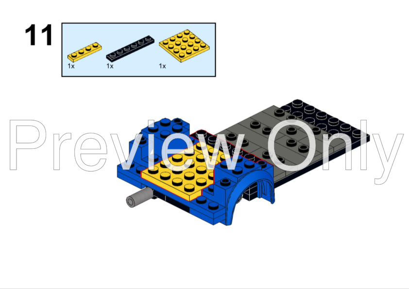 LEGO MOC Volvo V70 Blue By IBrickedItUp Rebrickable Build With LEGO