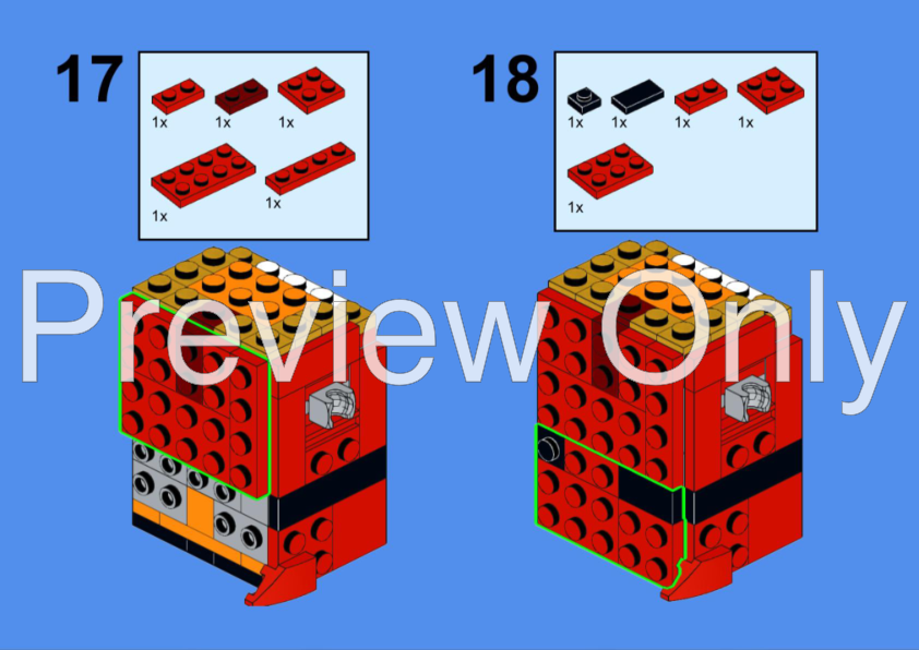 LEGO MOC Holiday Figures Nutcracker by Penguins and plastic Rebrickable Build with LEGO