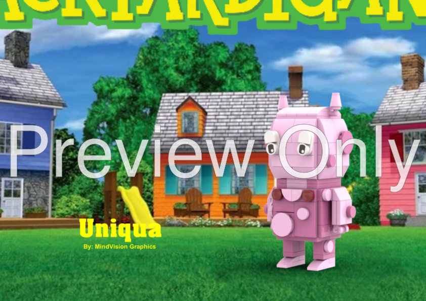 LEGO MOC Backyardigans Uniqua by mindvisiongraphics | Rebrickable ...