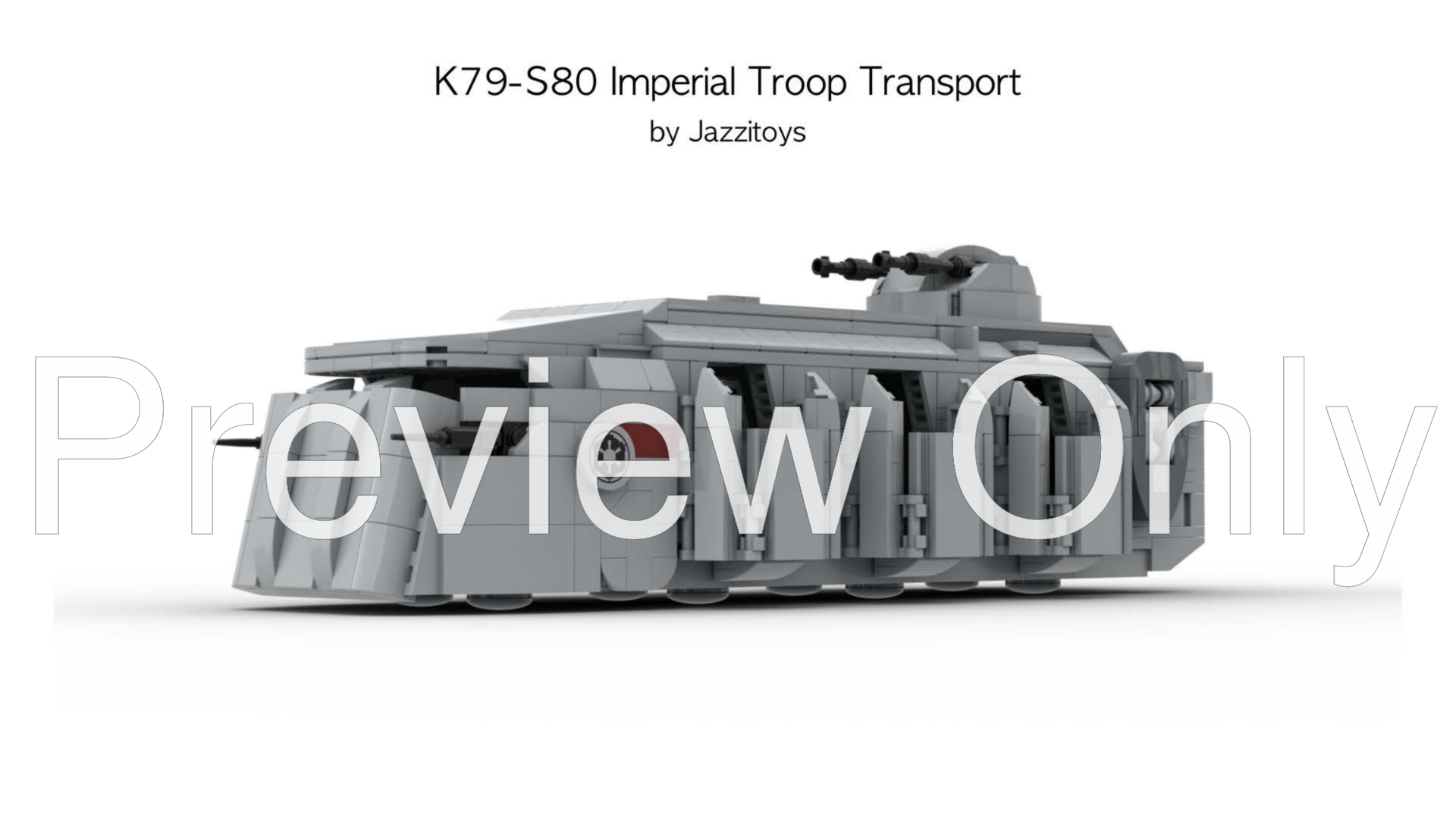 LEGO MOC K79-S80 Imperial Troop Transport by Jazzitoys | Rebrickable ...