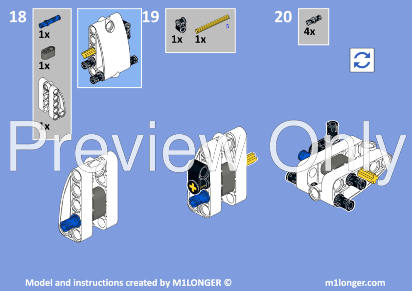 LEGO MOC 42150 Pullback Dozer by M_longer | Rebrickable - Build