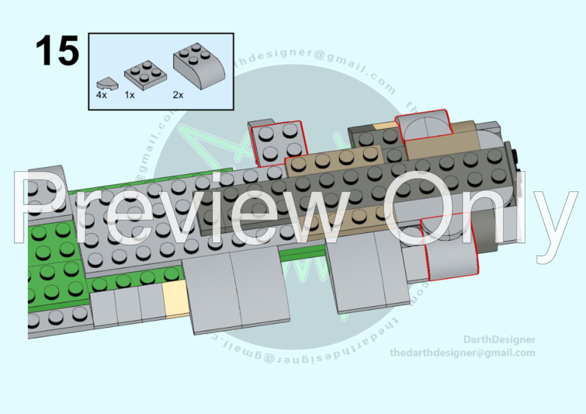 LEGO MOC MC-80 Home One - 1:4000 Scale by DarthDesigner | Rebrickable ...