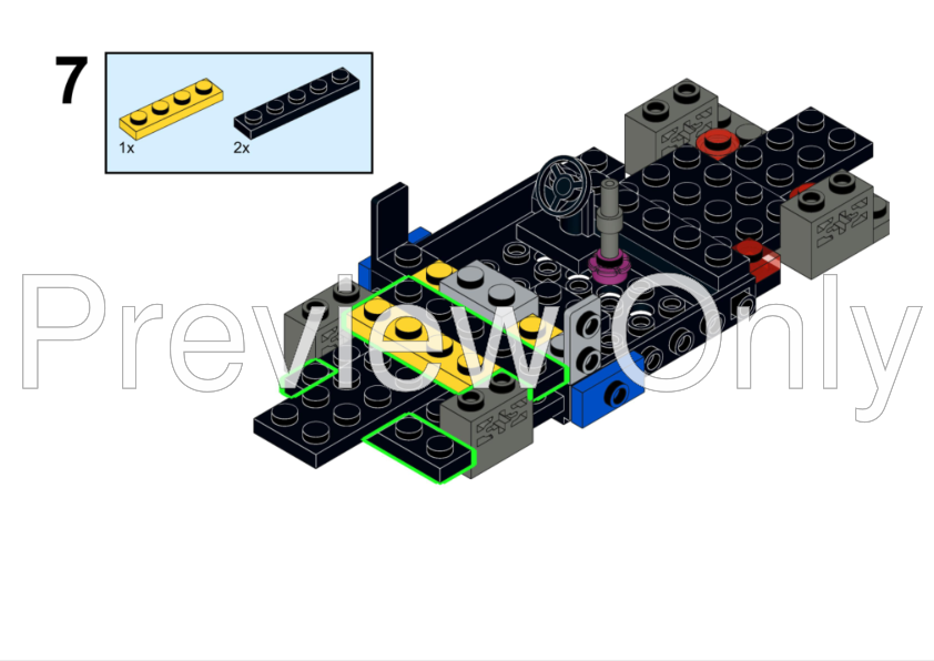 LEGO MOC 76917 BMW M3 GTR by KMPMOCS | Rebrickable - Build