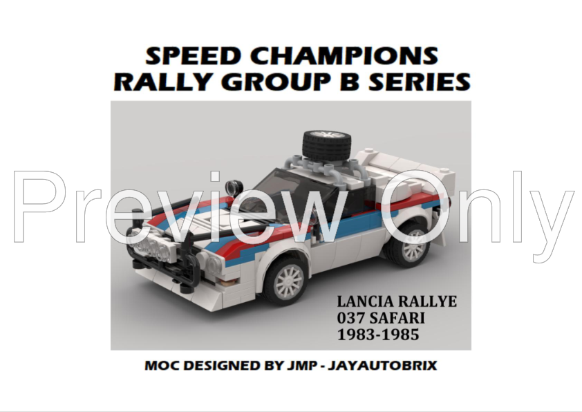 LEGO MOC Lancia LC2 Martini Racing - Group C (1984) by BrycCars