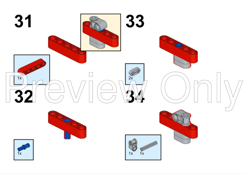 LEGO MOC Lego Technic 9398 functional crawler alternative B model by Secon Yan Rebrickable Build with LEGO