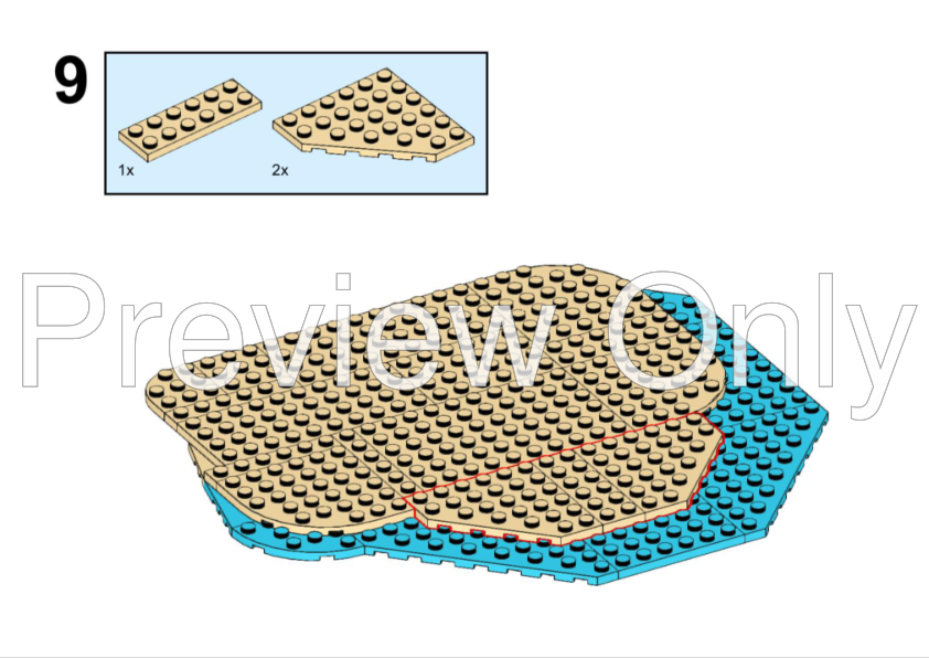 LEGO MOC Surf Shack by MakeorBrick Rebrickable Build with LEGO